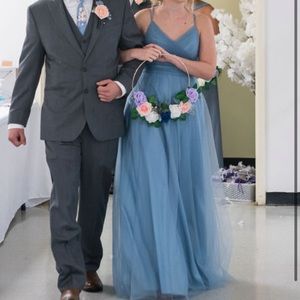 Azazie Bridesmaid’s Dress - Dusty Blue